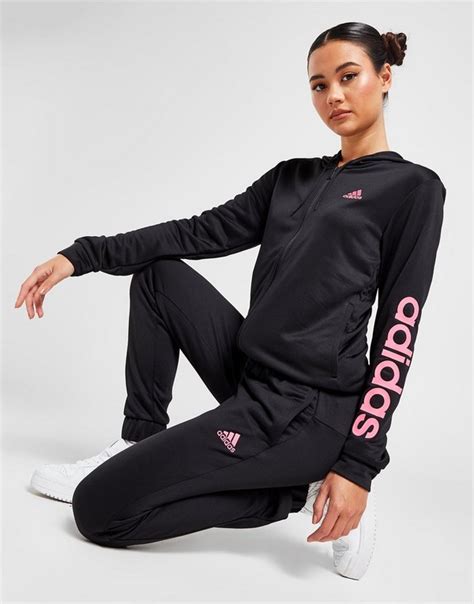 adidas anzug damen schwarz gold|adidas de trainingsanzug.